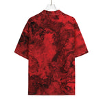 Red Blood Print Rayon Hawaiian Shirt