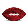 Red Blood Print Rugby Ball