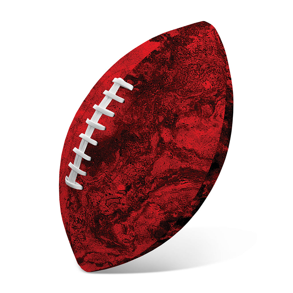 Red Blood Print Rugby Ball