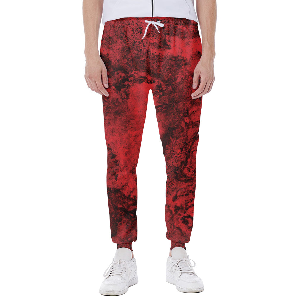 Red Blood Print Scuba Joggers