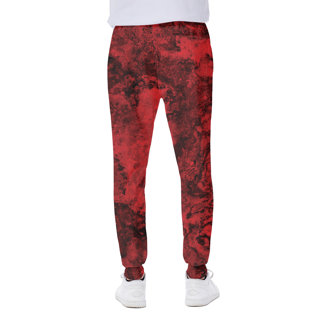 Red Blood Print Scuba Joggers