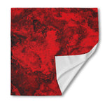 Red Blood Print Silk Bandana