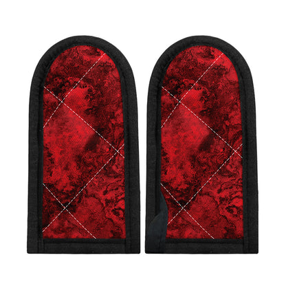 Red Blood Print Skillet Handle Cover