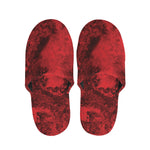 Red Blood Print Slippers
