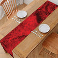 Red Blood Print Table Runner