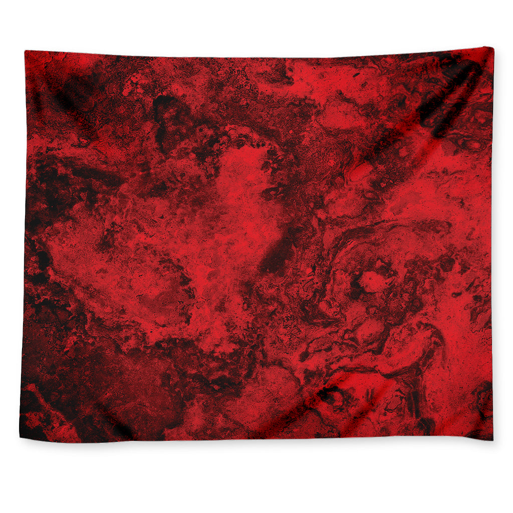 Red Blood Print Tapestry