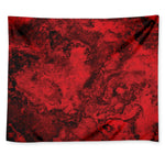 Red Blood Print Tapestry