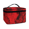 Red Blood Print Travel Makeup Bag