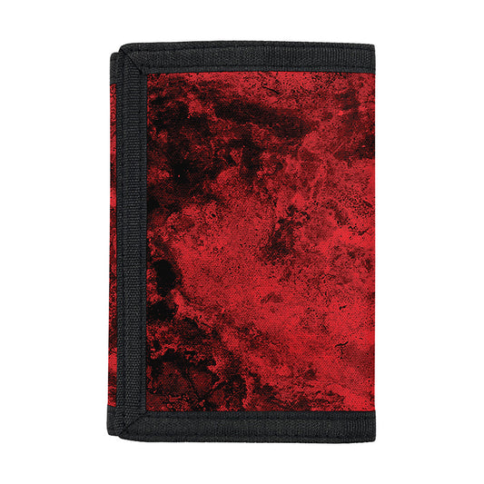 Red Blood Print Trifold Wallet