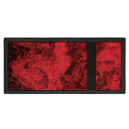 Red Blood Print Trifold Wallet