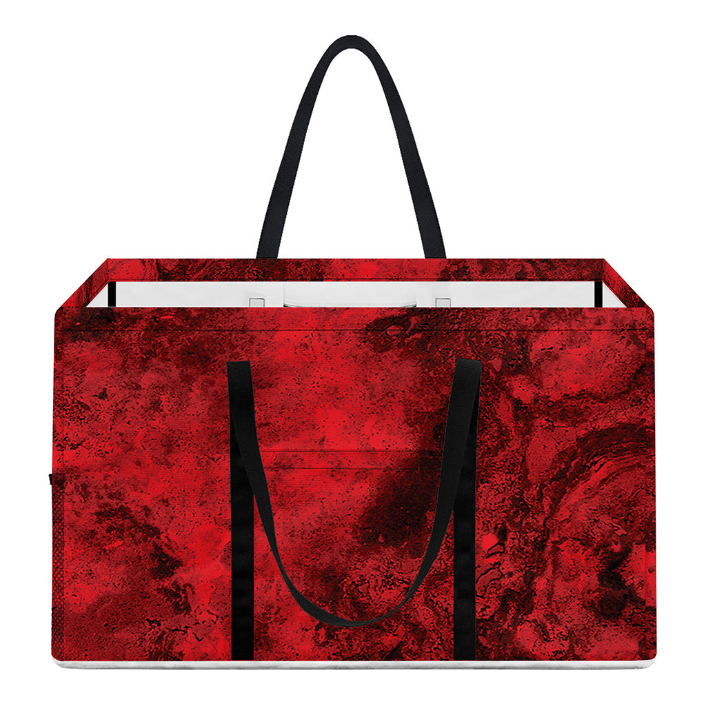 Red Blood Print Utility Tote Bag
