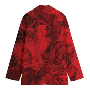 Red Blood Print Women's Blazer