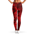 Red Blood Print Women's Leggings