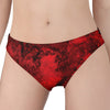 Red Blood Print Women's Panties