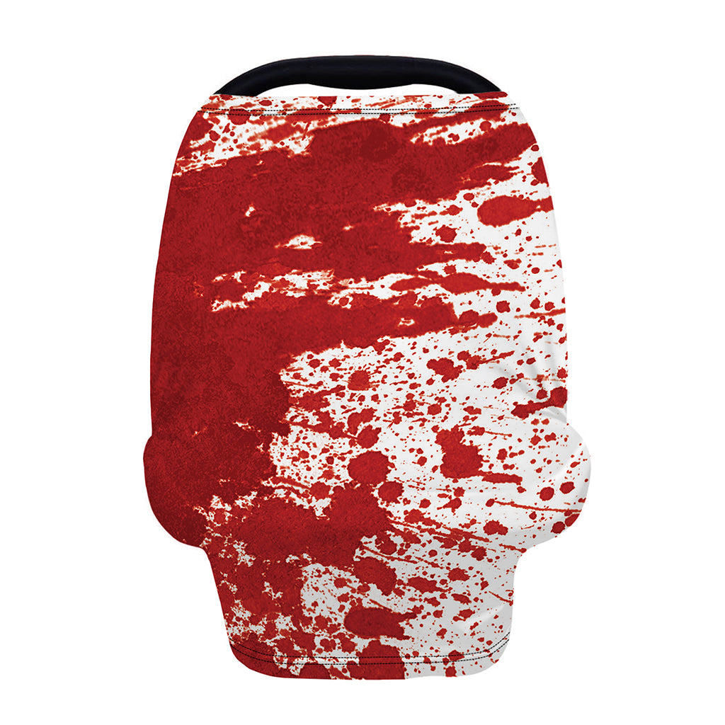 Red Blood Stains Print Baby Seat Cover