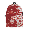 Red Blood Stains Print School Backpack