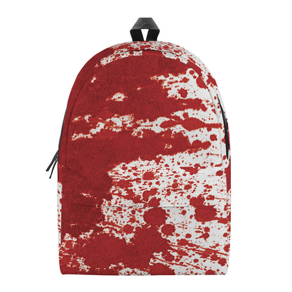 Red Blood Stains Print Backpack