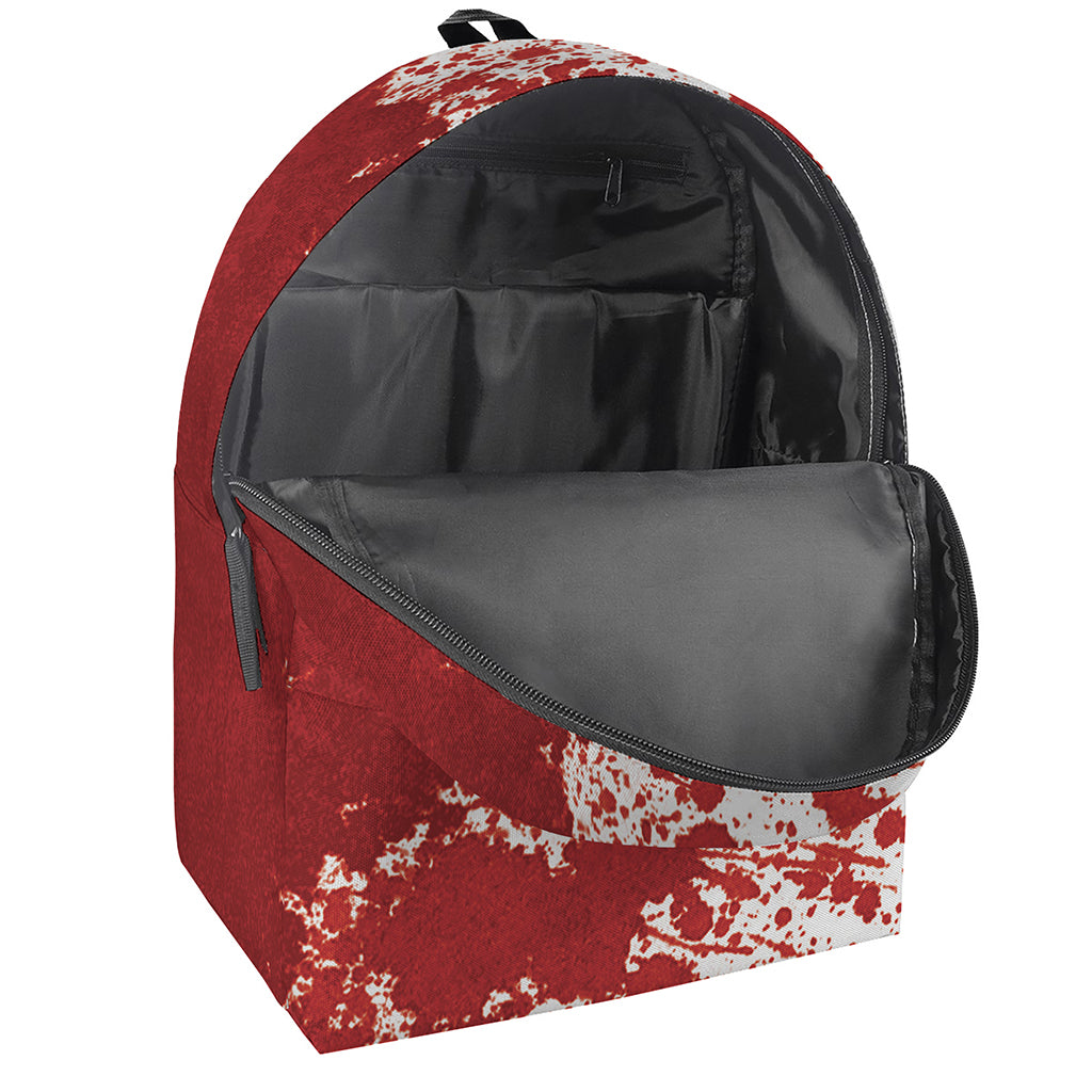 Red Blood Stains Print Backpack