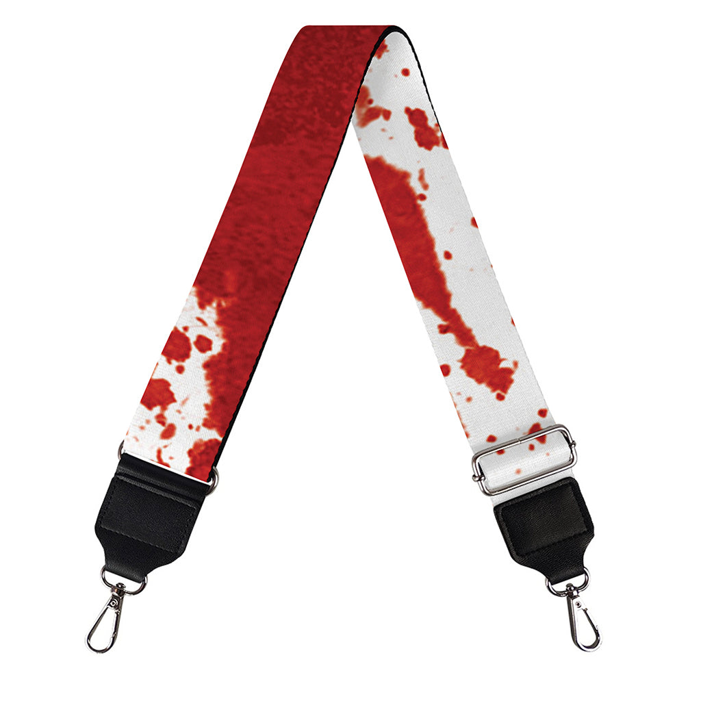 Red Blood Stains Print Bag Strap