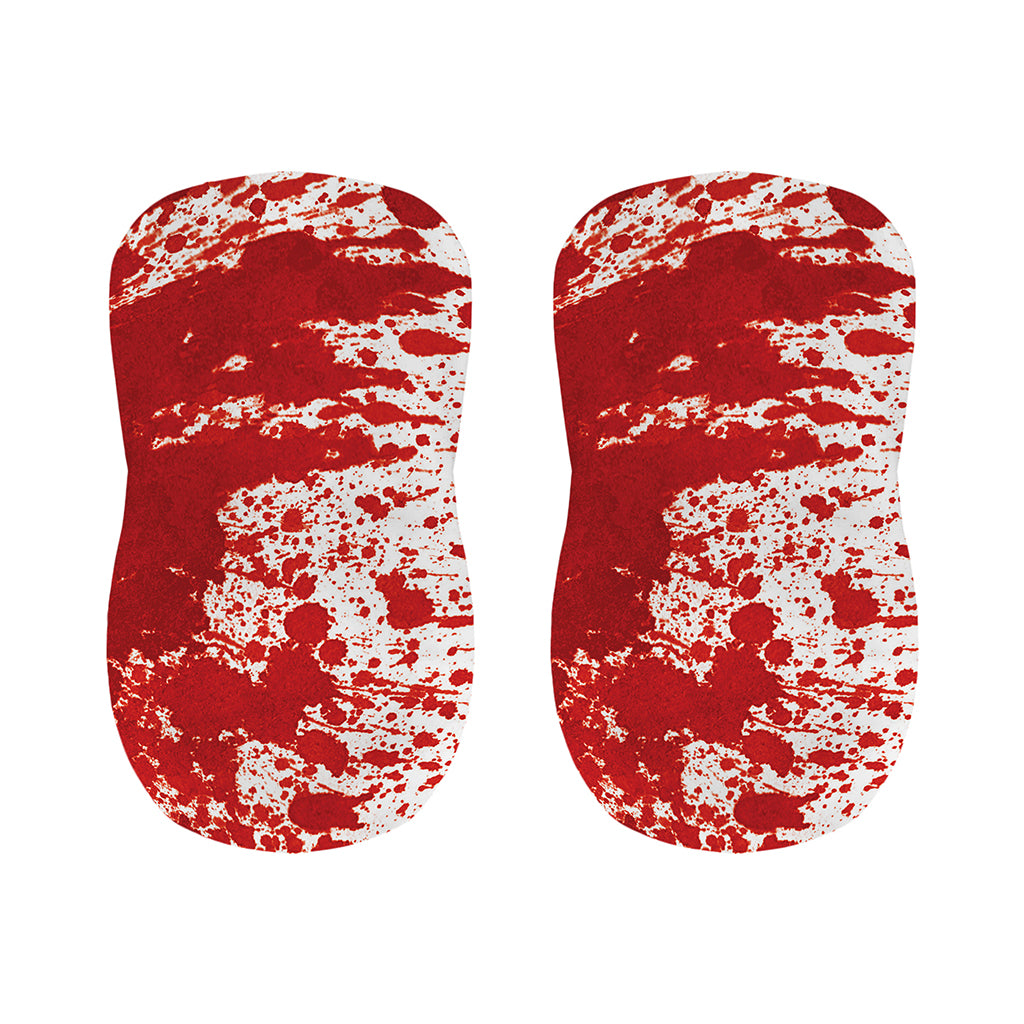 Red Blood Stains Print Bar Stool Covers