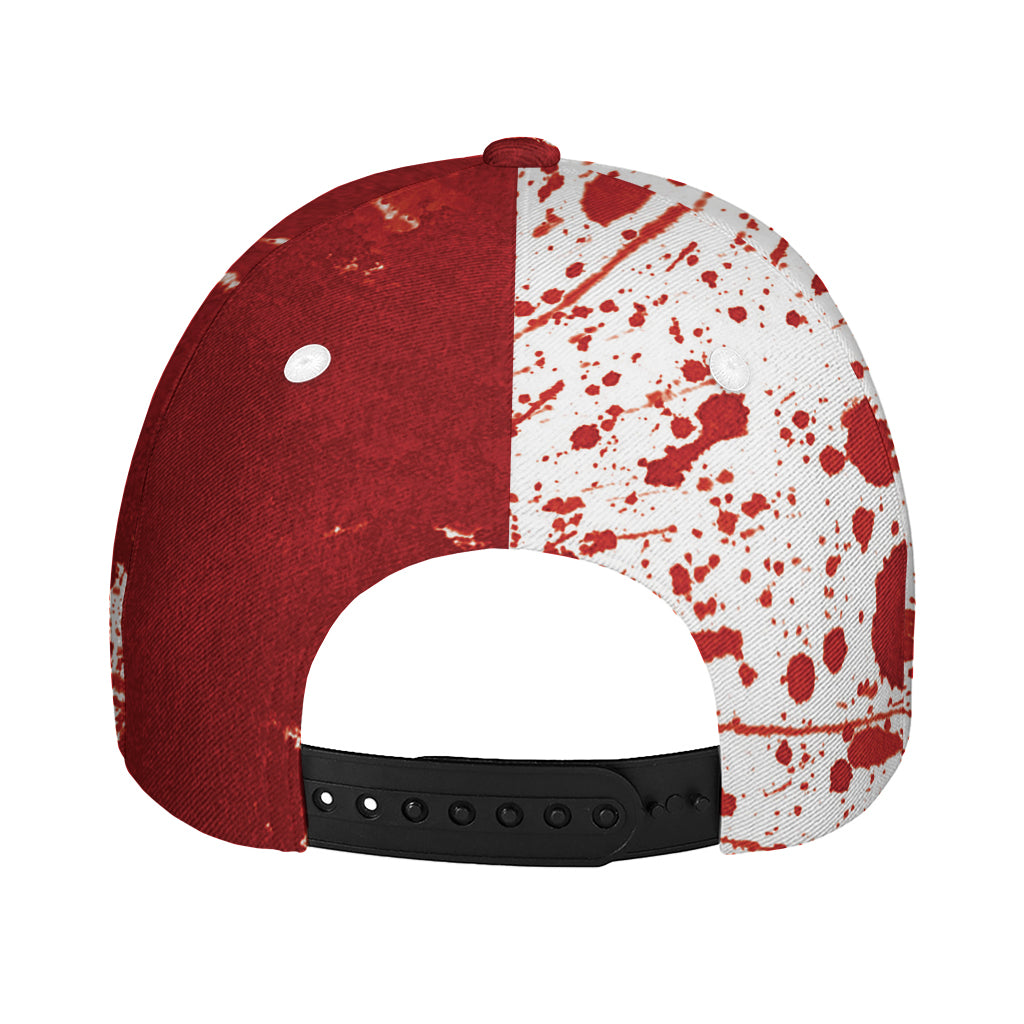 Red Blood Stains Print Baseball Cap