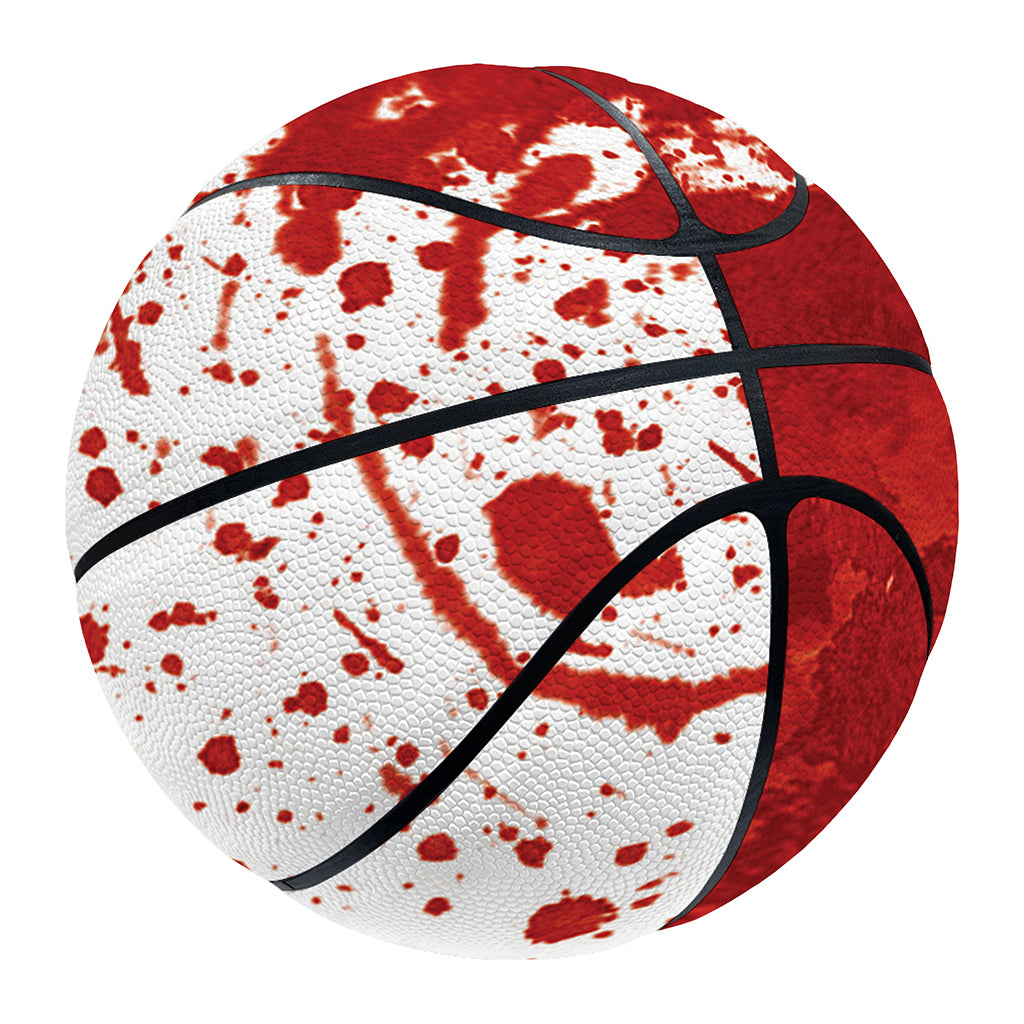 Red Blood Stains Print Basketball