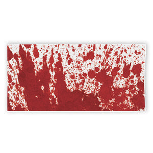 Red Blood Stains Print Beach Towel