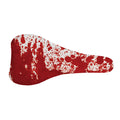Red Blood Stains Print Bicycle Seat Cover