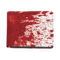 Red Blood Stains Print Bifold Wallet