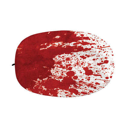 Red Blood Stains Print Car Side Mirror Covers