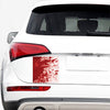 Red Blood Stains Print Car Sticker