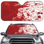 Red Blood Stains Print Car Windshield Sun Shade