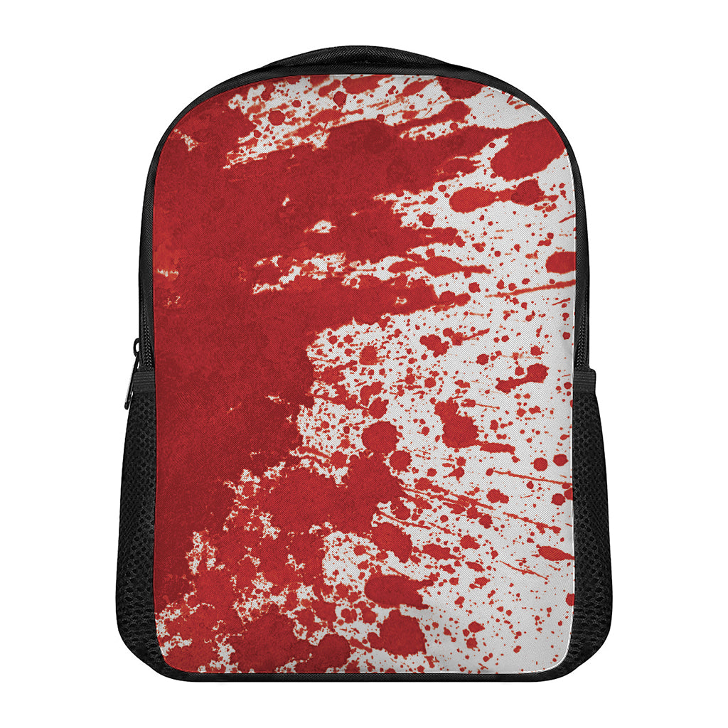Red Blood Stains Print Casual Backpack