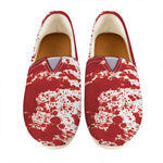 Red Blood Stains Print Casual Shoes