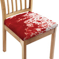 Red Blood Stains Print Chair Cushion Cover