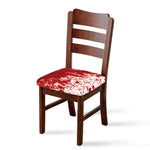 Red Blood Stains Print Chair Cushion Cover