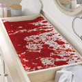 Red Blood Stains Print Changing Pad Cover