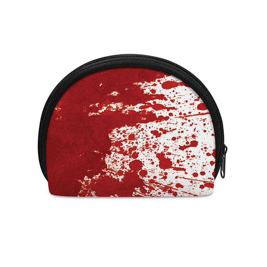 Red Blood Stains Print Coin Purse