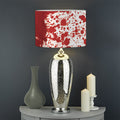 Red Blood Stains Print Drum Lamp Shade