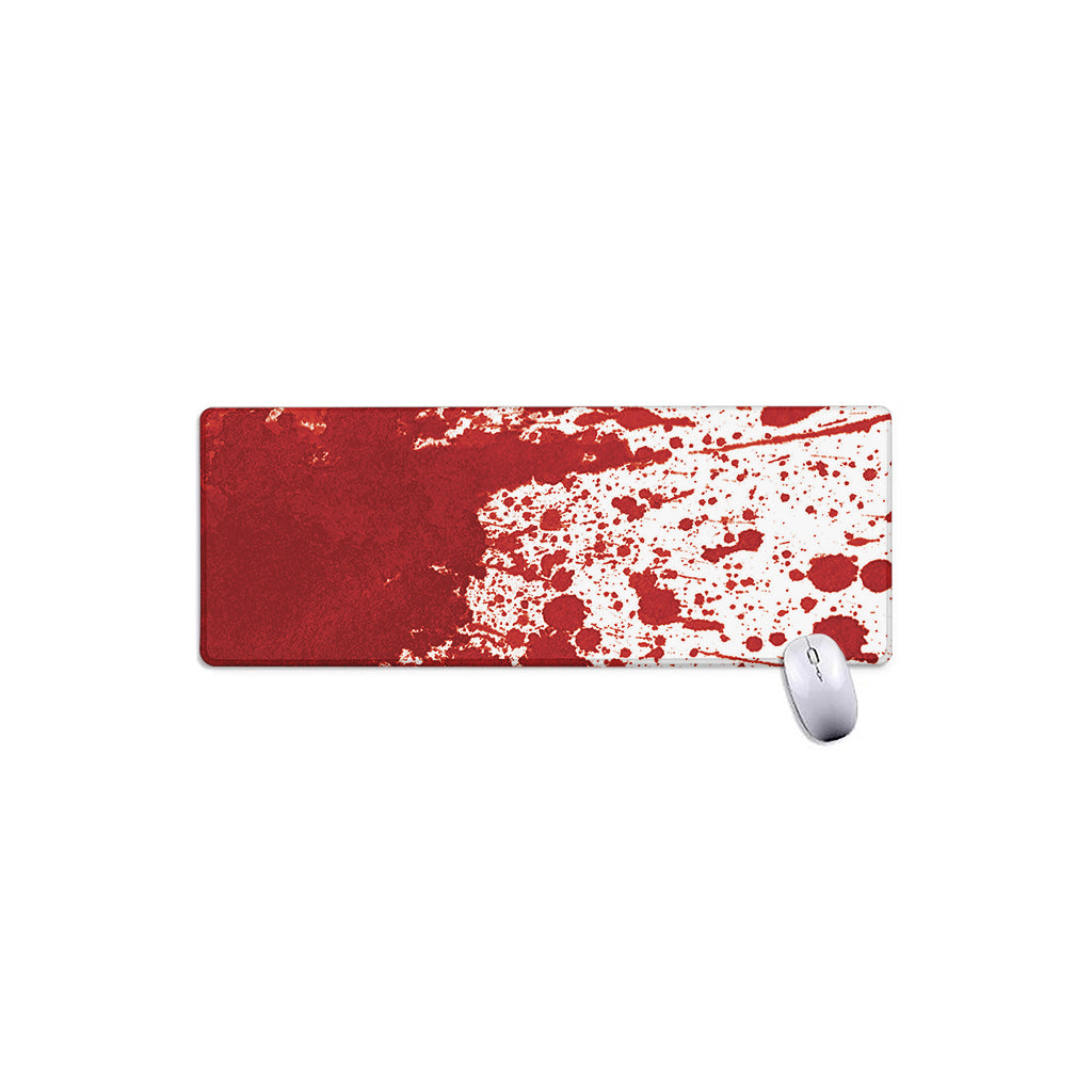 Red Blood Stains Print Extended Mouse Pad