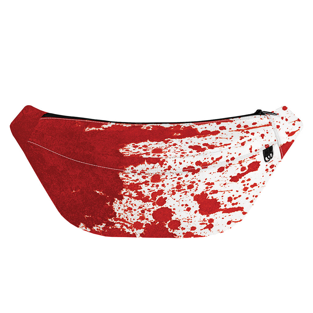 Red Blood Stains Print Fanny Pack