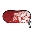 Red Blood Stains Print Glasses Case