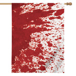 Red Blood Stains Print House Flag