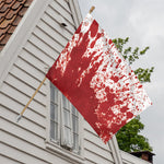 Red Blood Stains Print House Flag