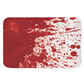 Red Blood Stains Print Indoor Door Mat