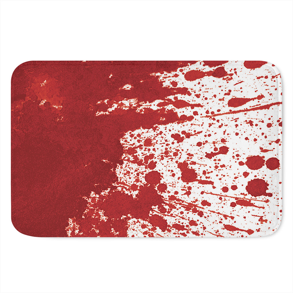 Red Blood Stains Print Indoor Door Mat