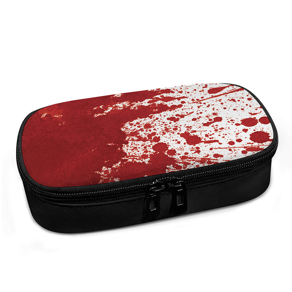 Red Blood Stains Print Insulin Cooler Travel Case