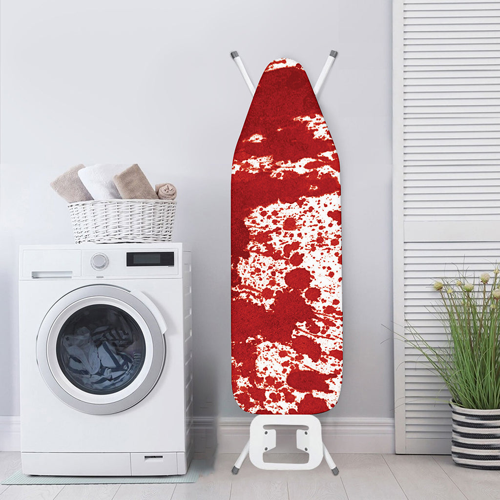 Red Blood Stains Print Ironing Board Cover