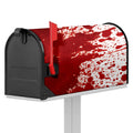 Red Blood Stains Print Mailbox Cover