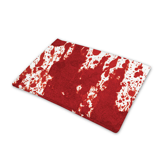Red Blood Stains Print Pet Cooling Mat Cover